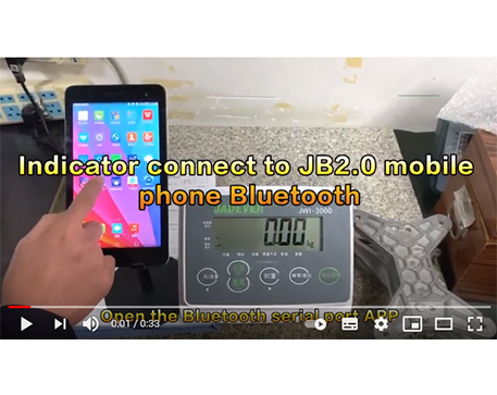  Jadever Chỉ báo cân kết nối với điện thoại di động bằng cách Bluetooth JB2.0 mô-đun